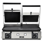 Omcan 11380 (PG-IT-0737) Trento Sandwich Grill Double 10" X 19" Grill Surface