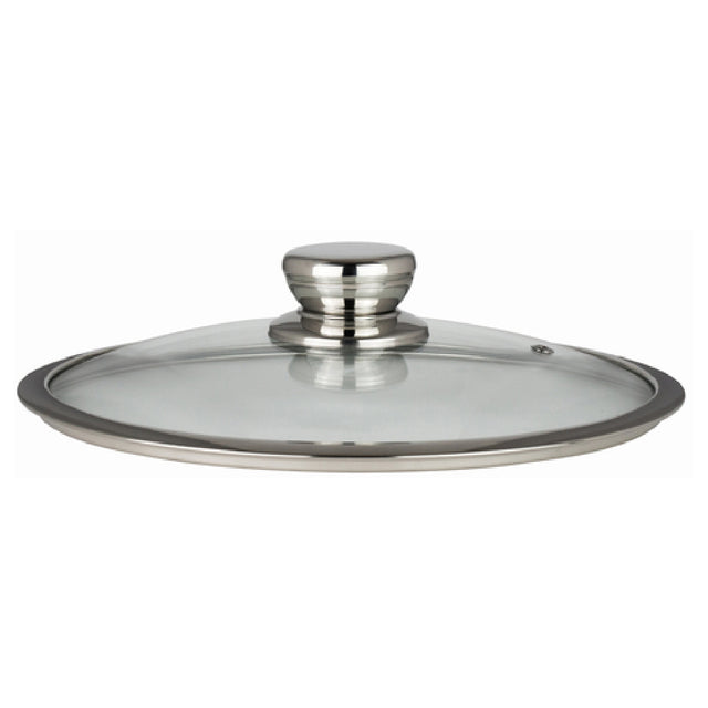 Steelite 7347MW123 Lid With Stainless Steel Handle 11.0" X 2.5" Creations Metal