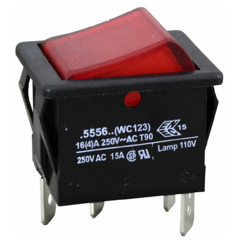 Curtis WC-123 Warmer Switch 15/16 X 1 1/8 Spst