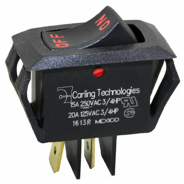 Private Label MVR421710 Switch On/off Black Rocker
