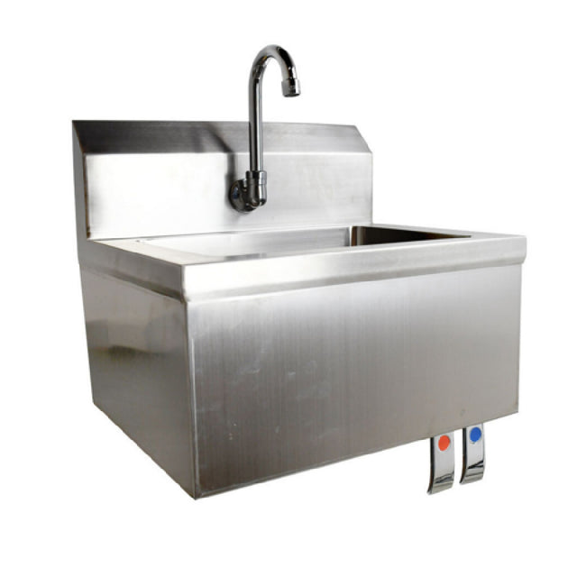 Omcan 46319 (46319) Hand Sink With Knee Valve Assembly 10" X 14" X 5" Bowl