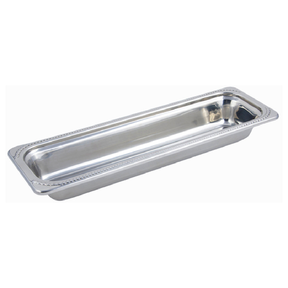 Bon Chef 5410 Food Pan 1/2 Size Long 3 Qt. (96 Oz.) Capacity