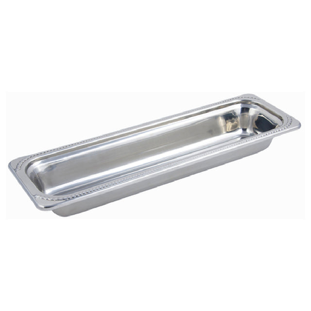 Bon Chef 5410 Food Pan 1/2 Size Long 3 Qt. (96 Oz.) Capacity