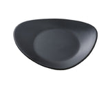 Yanco MO-112BK Moderne Plate 12"L X 10-1/2"W Triangular