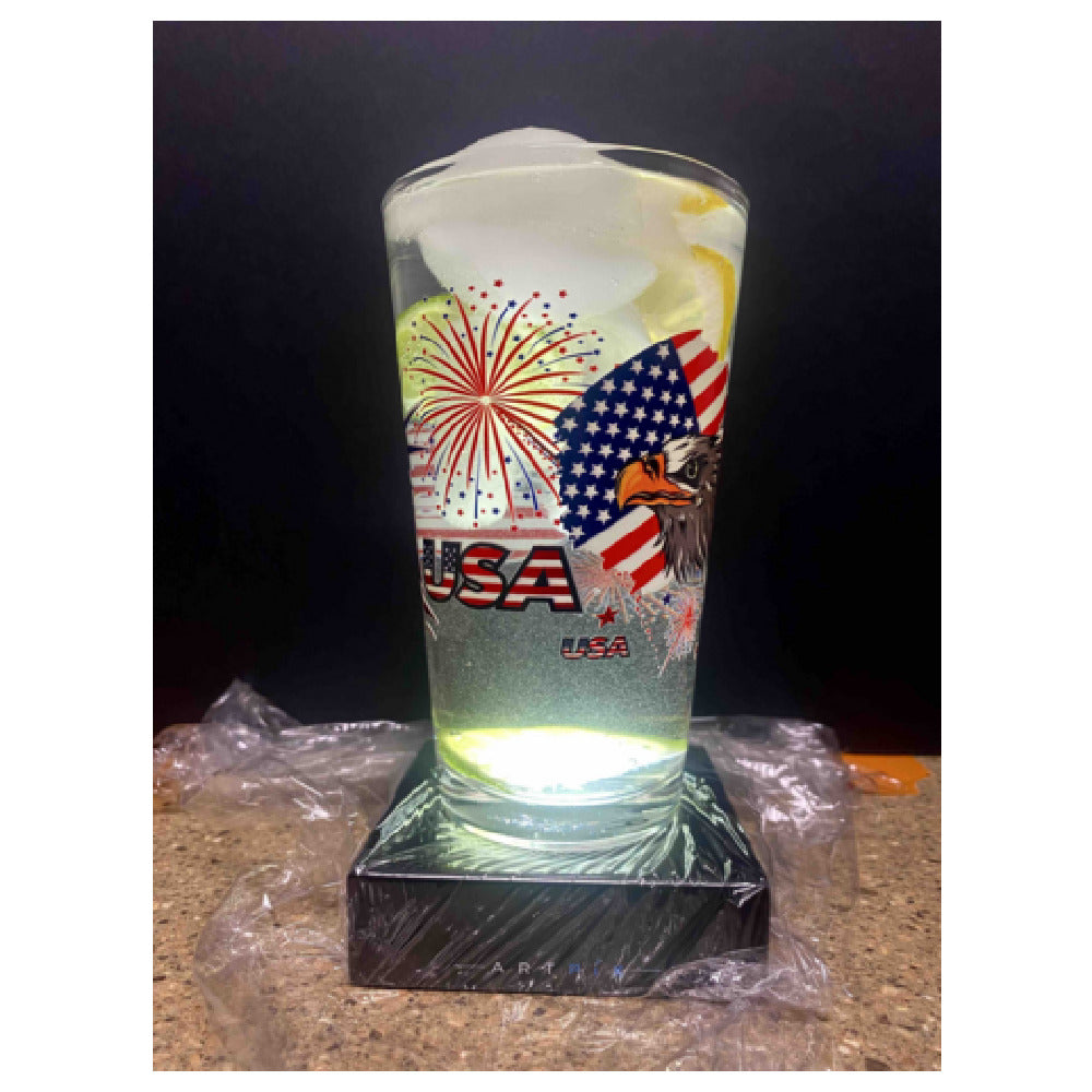 Buccaneer Container Corp 5139-4THOFJULY (Buccaneer) 4th Of July: Mixing Glass 16 Oz. Stackable