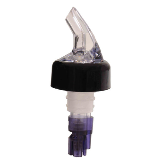 Thunder Group PLPR113C Liquor Pourer 1-1/8 Oz. With Black Collar