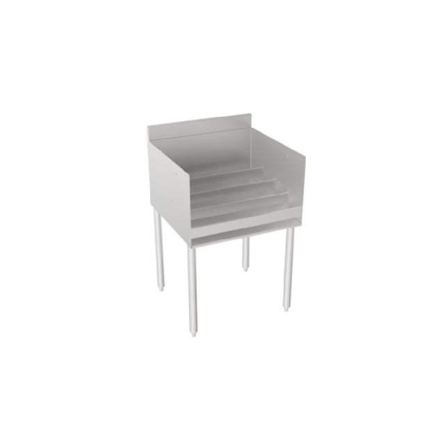 Krowne 18-24RD Silver Series 4-Step Raised Liquor Display 24" W X 22.5" D 3” H Backsplash