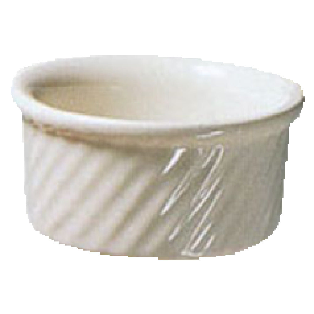 Steelite DC498W Souffle 8 Oz. 4-1/8" Dia. X 2"H