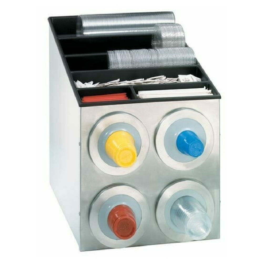 Dispense-Rite BFL-L-2X2SS - Cup Dispensing Cabinet, 22-1/2"H X 16-1/2"W X 22-3/4"D