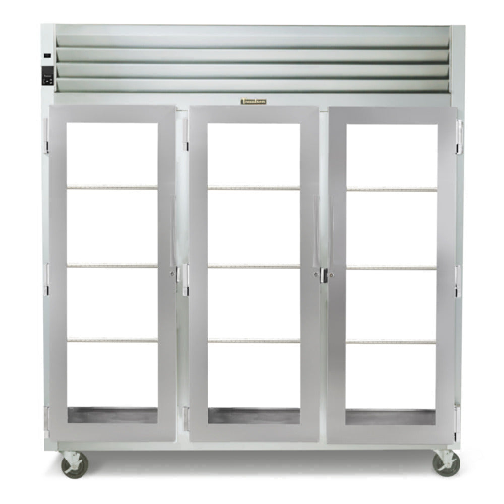 Traulsen AHT332NPUT-HHG Spec-Line Refrigerator Pass-thru Display Three-section