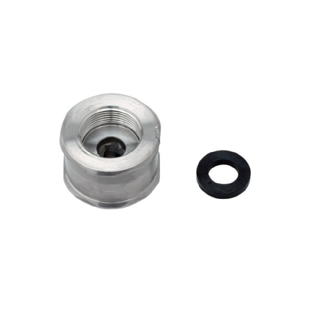 T&S Brass S018200-30 Live Swivel For Pre-Rinse Spray Valves Pre-rinse Hose And Spray Valve Hex Swivel With 7/8-20 UN Female Outlet And 7/8-20 UN Male Inlet. Fits All T&S Spray Valve Handles