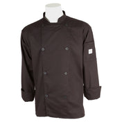 Mercer Culinary M61010BK2X Genesis Unisex Chef Jacket (8) Traditional Buttons Utility Shoulder Pocket