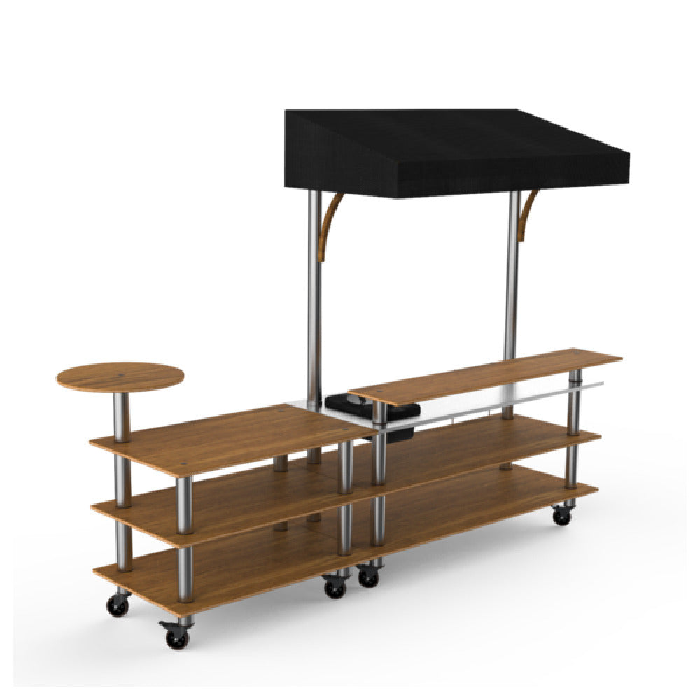Steelite MGCMLC07BSBW - Mixology Bar Station, 125.0" X 41.0" X 95.5", Modular