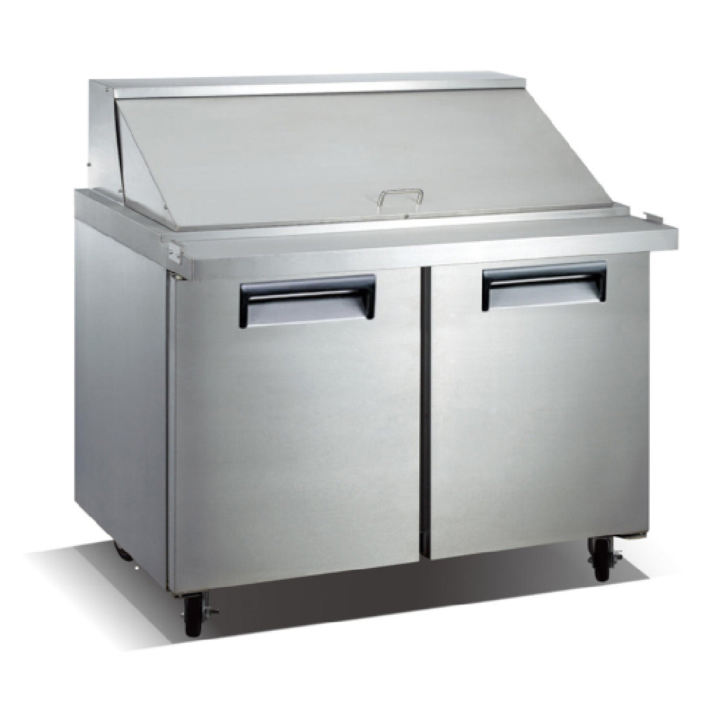 Admiral Craft USSLM-2D U-STAR Mega Top Salad/Sandwich Refrigerated Prep Table 47"W