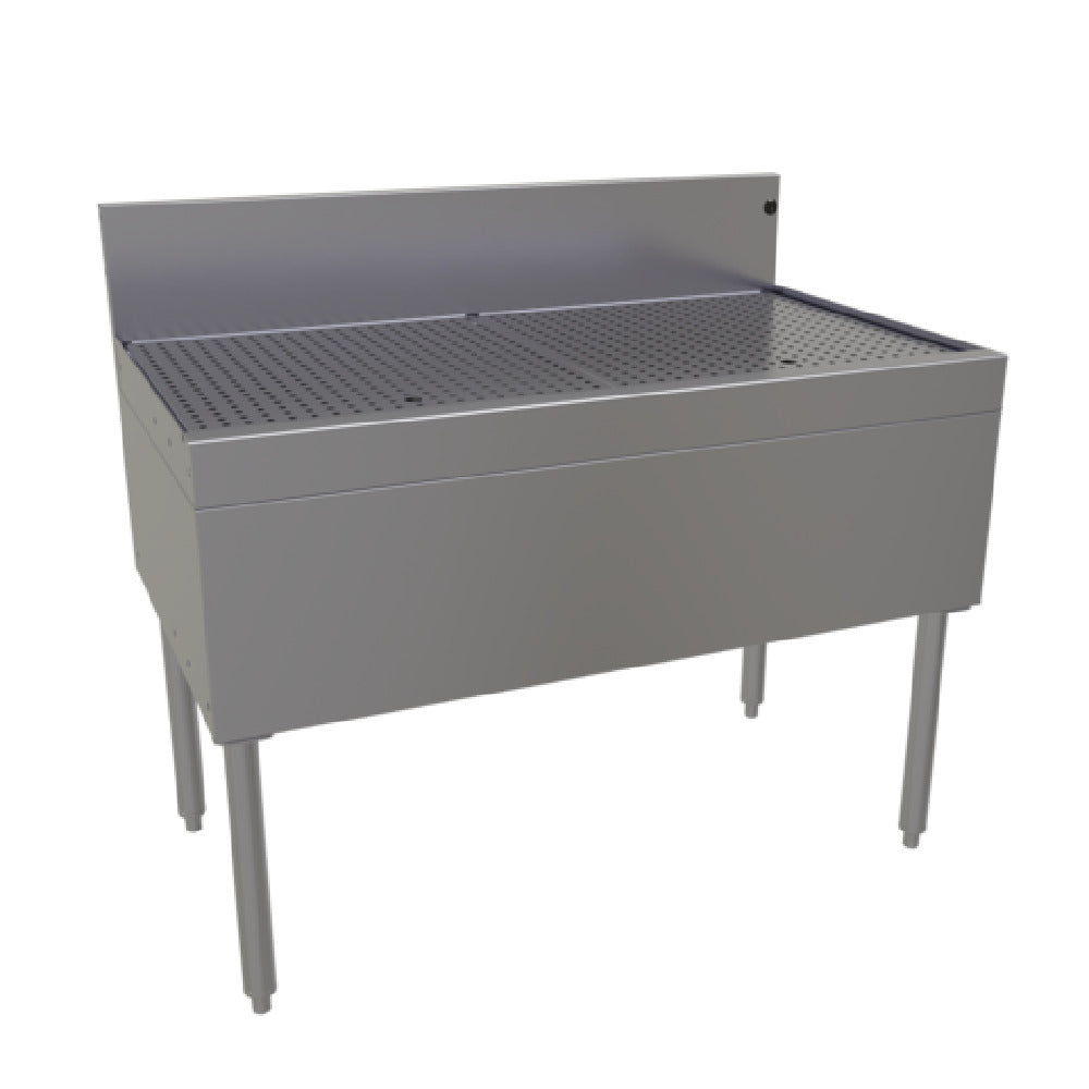 Glastender DBB-42 Underbar Drainboard Free Standing 42"W X 24"D