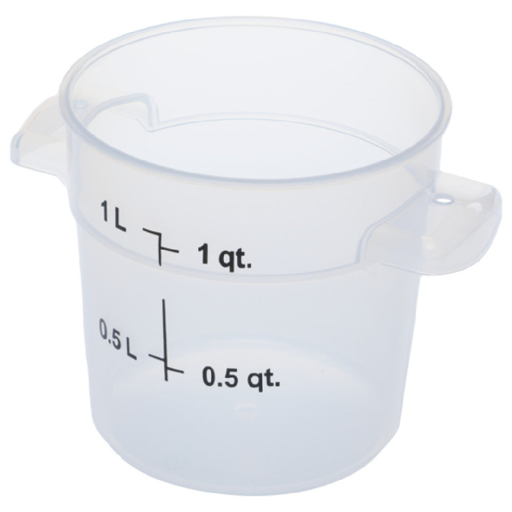 Carlisle 1096130 Carlisle StorPlus™ Food Storage Container 1 Qt. Round
