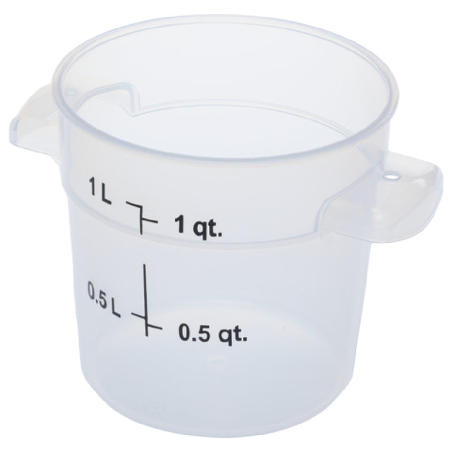 Carlisle 1096130 Carlisle StorPlus™ Food Storage Container 1 Qt. Round