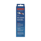 Aarco MFL-2W Markers (2) Vivid White Water Based Ink (2 Pack)