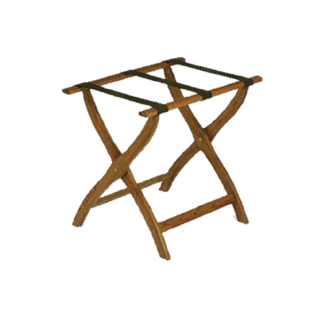 Forbes Industries 904-MO Luggage Rack 24"W X 19"D X 22"H Solid Oak