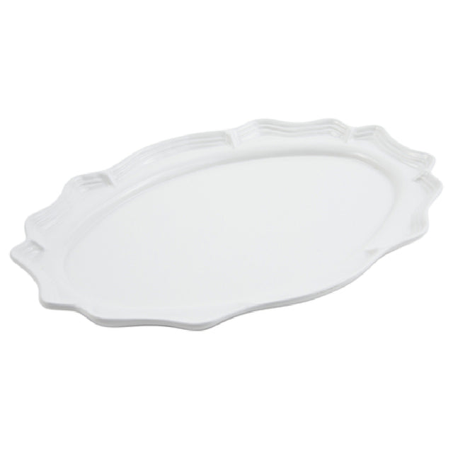 Bon Chef 2024FGLDREVISION Queen Anne Platter 10-1/2" X 14-3/4" Oval