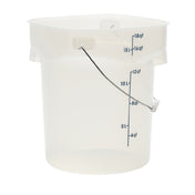 Cambro PWB18PROPP190 CamRound® FreshPro Pail With Bail 18 Qt. Capacity 11.4"L X 11.4"W X 13.3"H
