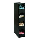 Dispense-Rite HVCD-4BT - Packeted Condiment Organizer, 4 Section, 32-1/4"H X 6-1/2"W X 14"D