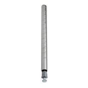 Quantum P63S Post With Leveling Legs 63"H Numbered Grooves In 1" Increments