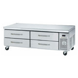 Blue Air BACB74M-HC - Refrigerated Chef Base Equipment Stand, 74-1/8"W, Side-mounted Self-contained Refrigeration