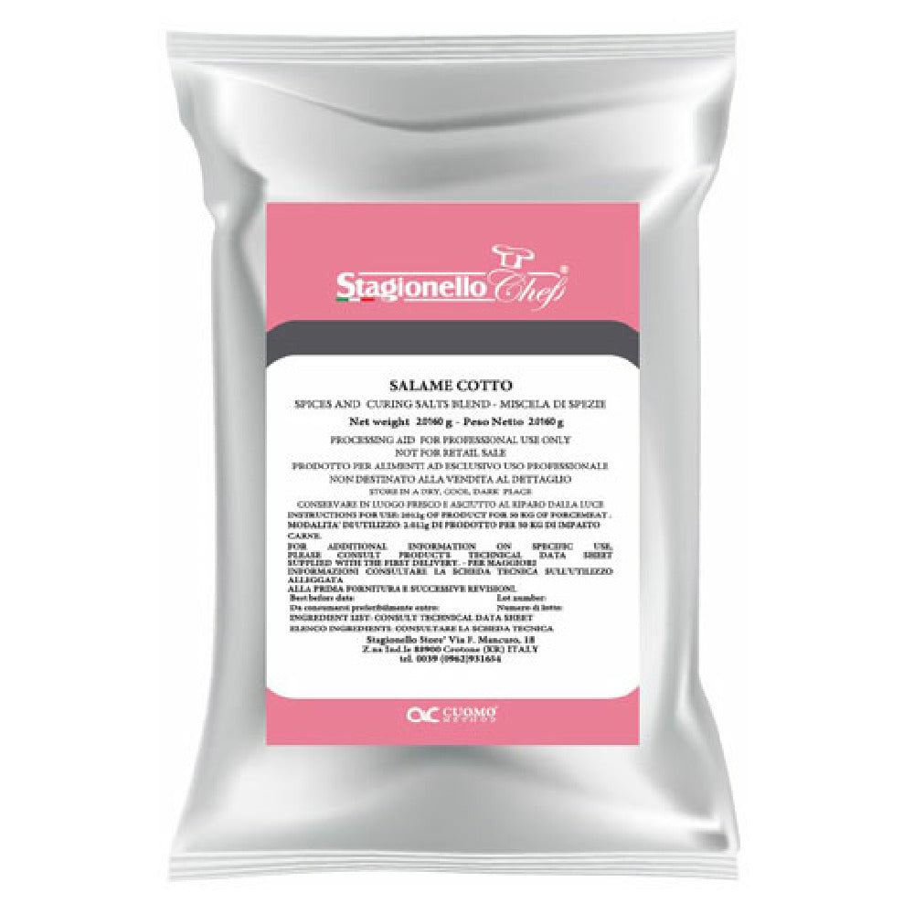 Omcan 47007 (47007) Curing Salts And Spice Blends For Cooked Salami Mortadella 1 Kg / Bag