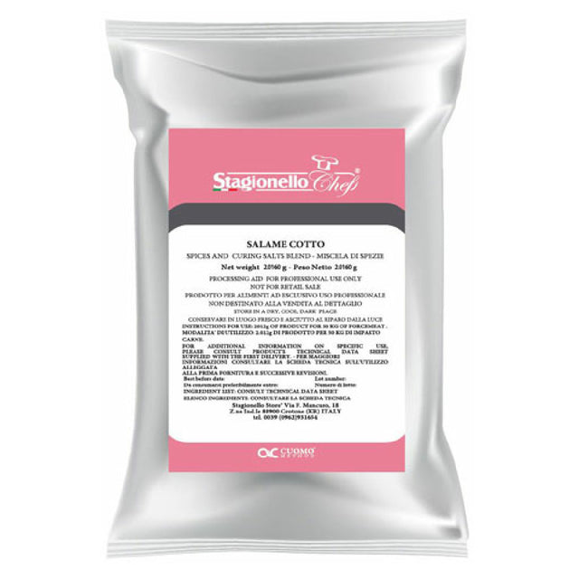 Omcan 47007 (47007) Curing Salts And Spice Blends For Cooked Salami Mortadella 1 Kg / Bag