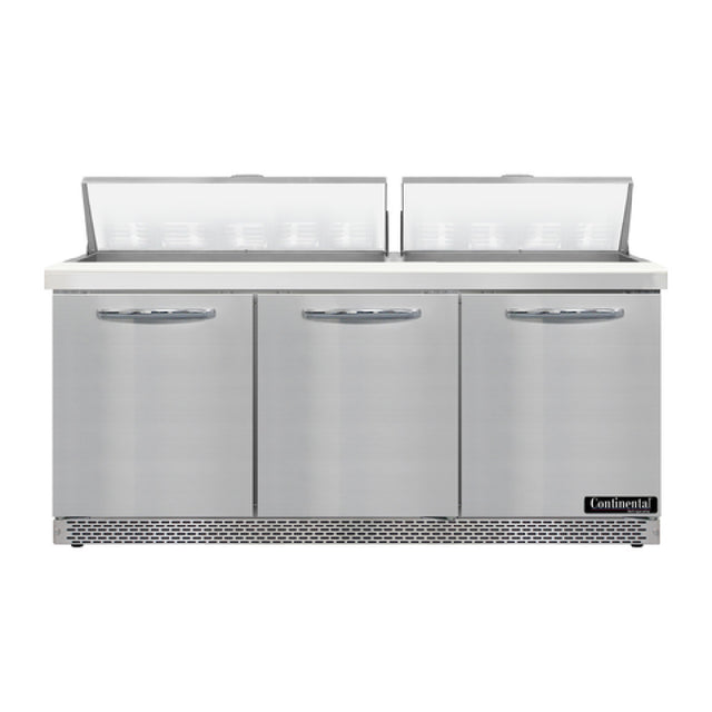 Continental Refrigerator D72N18-FB Designer Line Sandwich Unit Front Breather