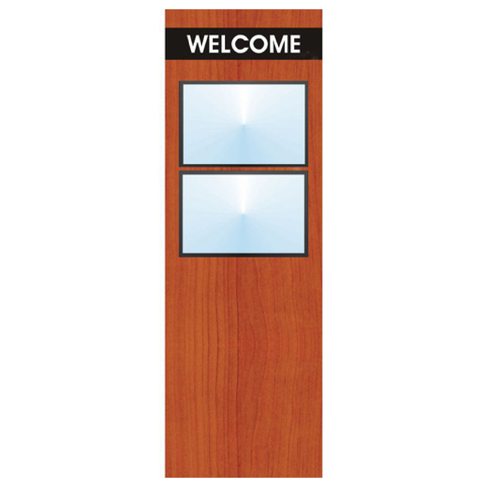 Hubert 43261 - Menu Board, 2-pocket, Floor Stand