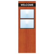 Hubert 43261 - Menu Board, 2-pocket, Floor Stand