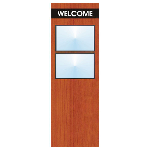 Hubert 43261 - Menu Board, 2-pocket, Floor Stand