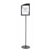 Hubert 12125 - Sign Holder, Floor Stand, 55"H Overall