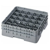 Cambro 25S434151 Camrack® Glass Rack With (2) Soft Gray Extenders Full Size