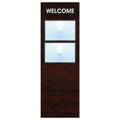 Hubert 36442 - Menu Board, 2-pocket, Floor Stand