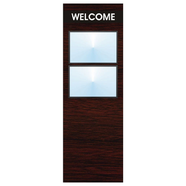 Hubert 36442 - Menu Board, 2-pocket, Floor Stand