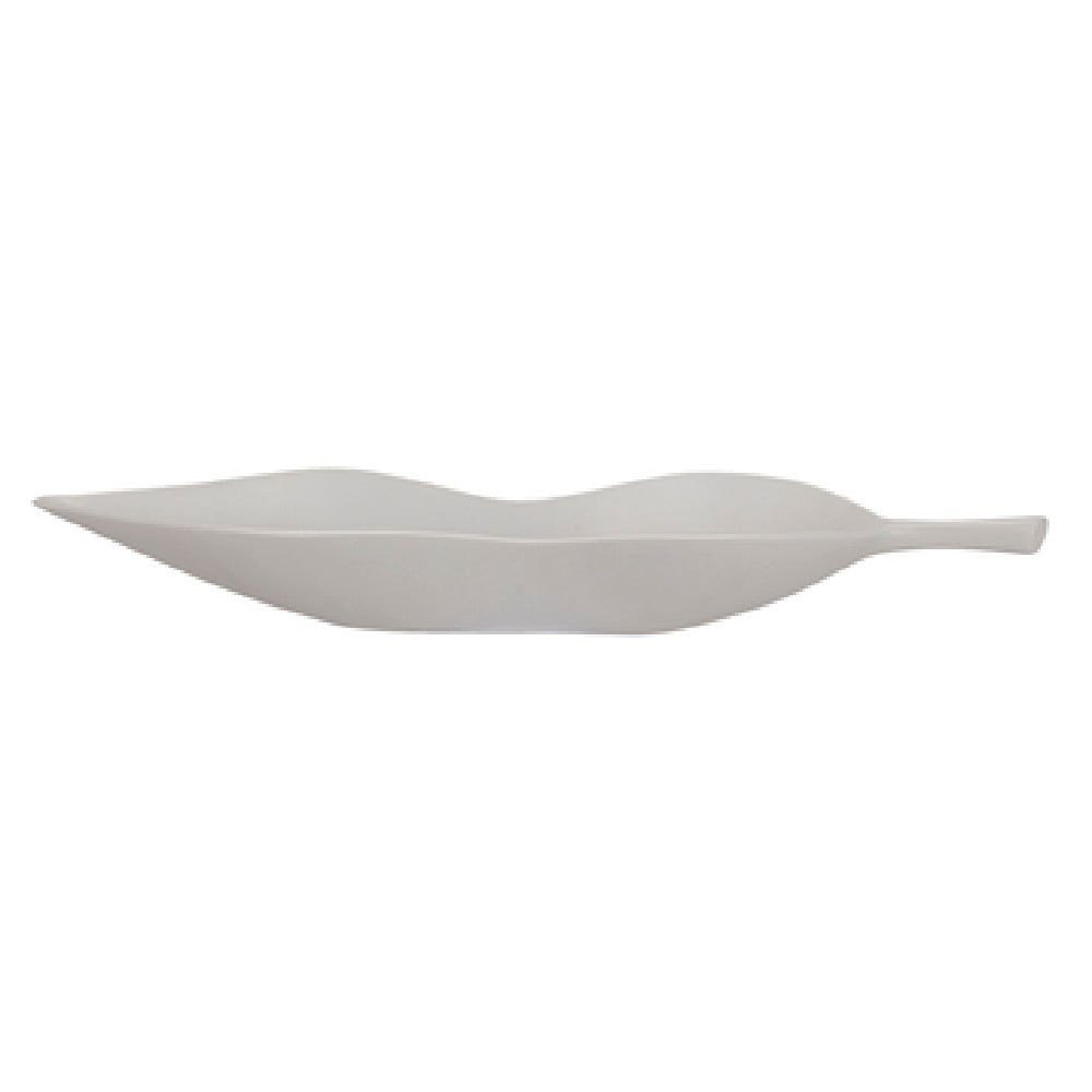 Bon Chef 81006CGRN Platter 20-15/16" X 4-1/2" X 2-5/8"H Leaf Shaped