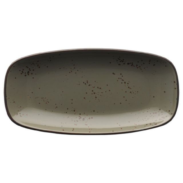 International Tableware SH-34-GS Platter 9"L X 4-3/8"W Organic Rectangle