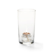 Hollowick SCH400 Cafe Cylinder™ Votive Lamp 4-3/4"H X 2-3/4" Dia. Accommodates Hollowick's HD15 & HD8 Fuel Cells Or With Hollowick's Flameless Rechargeable Candle