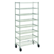 Hubert 147200 - Kratos Side-Load Platter Rack, 16"W X 33"D X 70-1/4"H, Fits (8) 12" Trays Or Platters