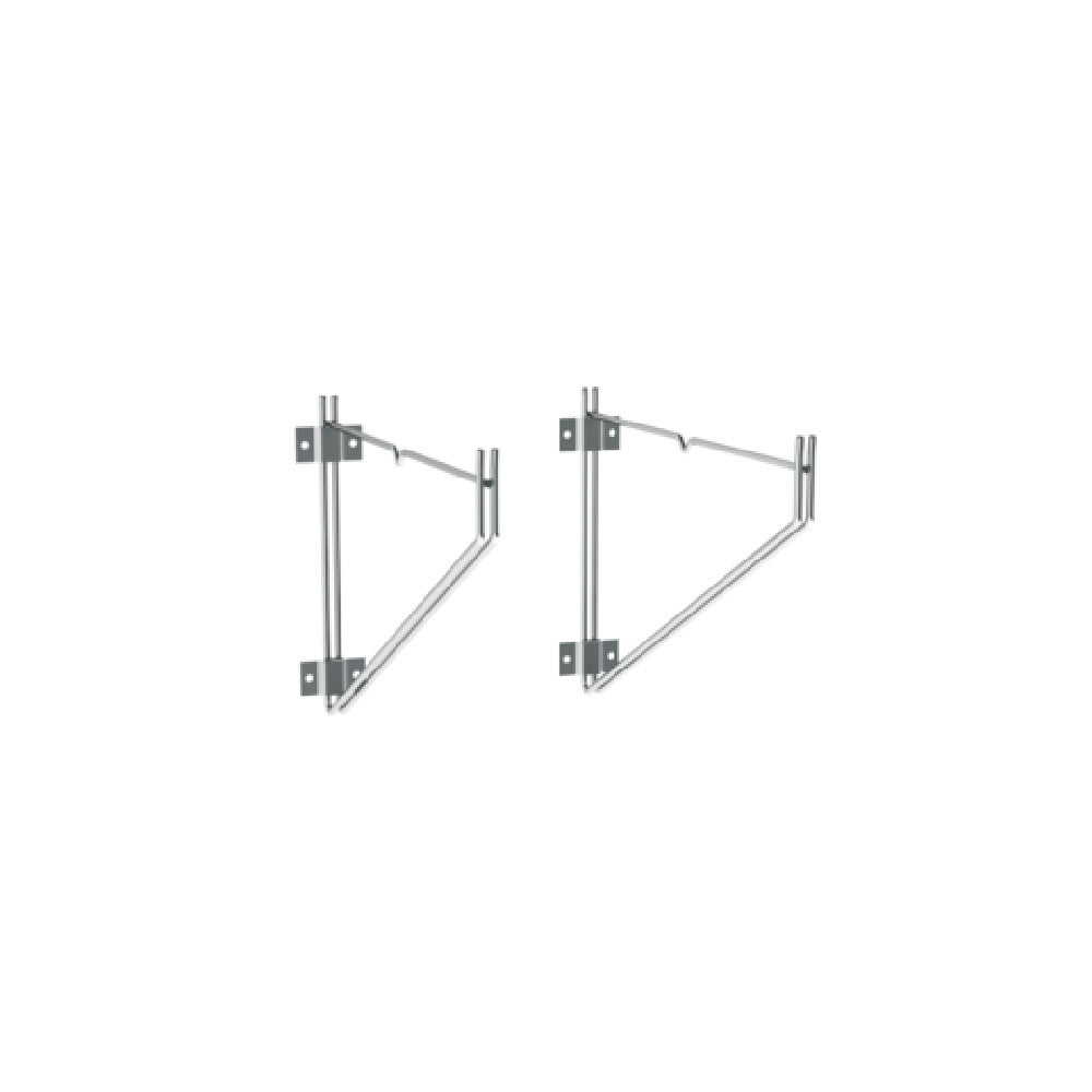 Metro 18WB1C Quick Ship Regular Erecta® Wall Mount 18"D X 11-3/4"H (1) Shelf Capacity (each Mount Consists Of (2) Shelf Supports & Mounting Brackets) (wall Bolts Or Screws Not Included)