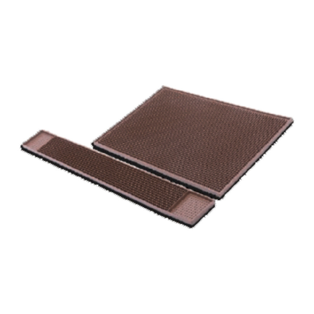 Alegacy Foodservice Products BD273BR Bar Drainer/Mat 27" X 3-1/4" Well At Each End