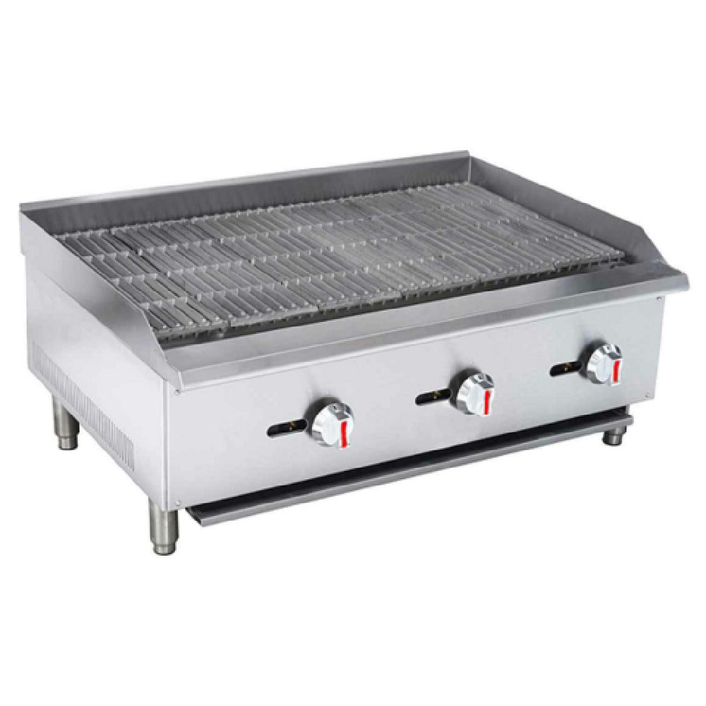 Sapphire Manufacturing SE-CCB36 NG/LP Sapphire Charbroiler Gas Countertop