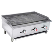 Sapphire Manufacturing SE-CCB36 NG/LP Sapphire Charbroiler Gas Countertop