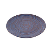 GET Enterprises B399106-SDB Elite Global Solutions Round Plate 10-1/2" Dia. X 3/4" H Blue