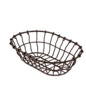 American Metalcraft WBB9 Wire Basket 9"L X 6"W X 2-1/4"H Oval