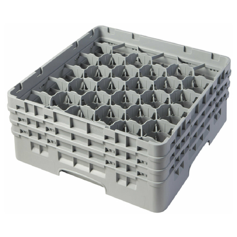 Cambro 30S638151 Camrack® Glass Rack With (3) Soft Gray Extenders Full Size