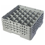 Cambro 30S638151 Camrack® Glass Rack With (3) Soft Gray Extenders Full Size